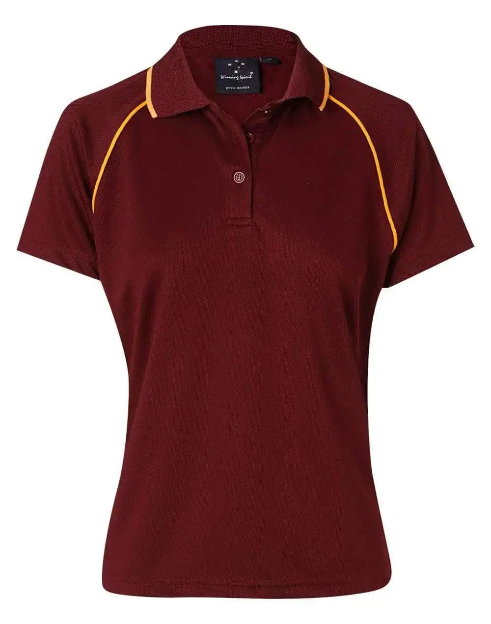 Winning Spirit Casual Wear Maroon/Gold / 8 WINNING SPIRIT CHAMPION POLO Ladies' PS19